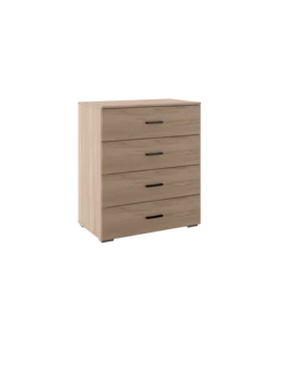 Осло NEW (спальня) М05 (ручка брусок) Комод (4 ящика), изображение 4