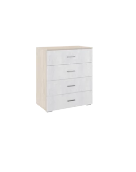 Осло NEW (спальня) М05 (ручка брусок) Комод (4 ящика), изображение 7