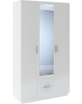 Тиффани (спальня) М29 Шкаф с ящиками (3 двери), изображение 1