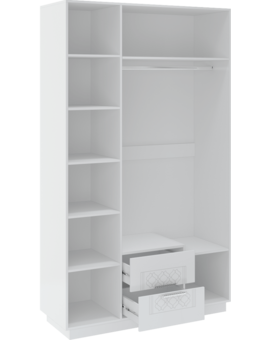 Тиффани (спальня) М29 Шкаф с ящиками (3 двери), изображение 2
