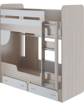 Остин (подростковая) М25 Кровать двухъярусная, изображение 2