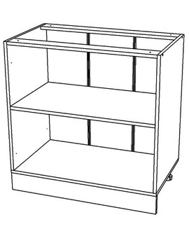 Н 800 Каркас нижнего шкафа, изображение 1