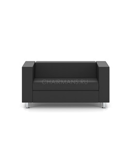 Диван двухместный Chairman АЛЕКТО Euroline 9100 черный, изображение 2
