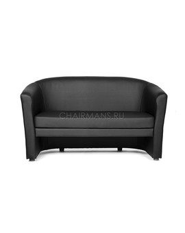 Диван двухместный Chairman КРОН Euroline черный, изображение 2