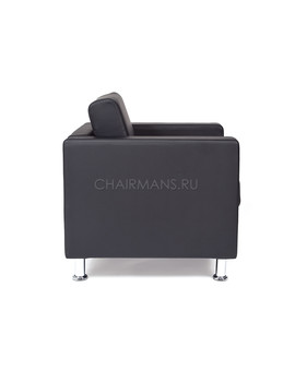 Кресло для отдыха Chairman СИМПЛ Euroline черный, изображение 3