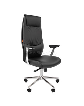 Кресло руководителя Chairman VISTA экокожа черный, изображение 1