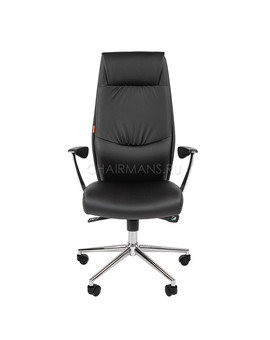 Кресло руководителя Chairman VISTA экокожа черный, изображение 2