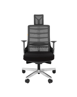 Кресло руководителя Chairman SPINELLY сетка/полиэстер черный, изображение 2