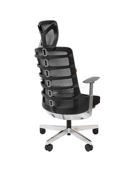 Кресло руководителя Chairman SPINELLY сетка/полиэстер черный, изображение 4