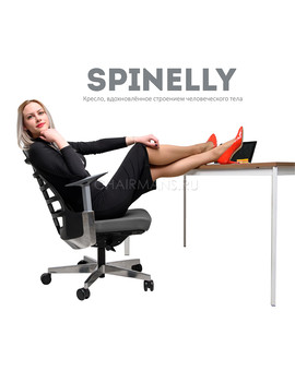 Кресло руководителя Chairman SPINELLY сетка/полиэстер черный, изображение 10