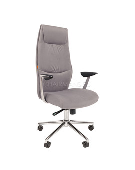 Кресло руководителя Chairman Home VISTA ткань светло серый, изображение 1