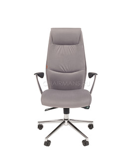 Кресло руководителя Chairman Home VISTA ткань светло серый, изображение 2