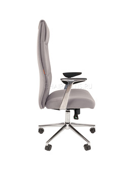 Кресло руководителя Chairman Home VISTA ткань светло серый, изображение 3