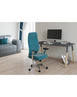 Кресло руководителя Chairman Home VISTA ткань бирюзовый, изображение 4