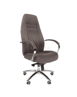 Кресло руководителя Chairman Home 950 ткань серый, изображение 1