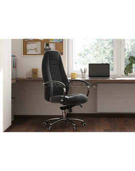 Кресло руководителя Chairman Home 950 ткань серый, изображение 5