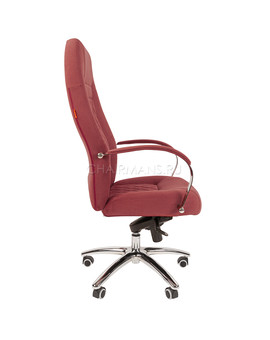 Кресло руководителя Chairman Home 950 ткань коралловый, изображение 3