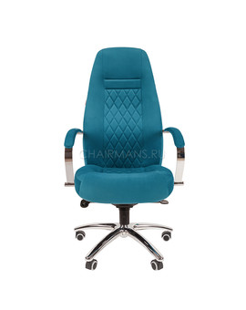Кресло руководителя Chairman Home 950 ткань бирюзовый, изображение 2
