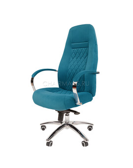 Кресло руководителя Chairman Home 950 ткань бирюзовый, изображение 4