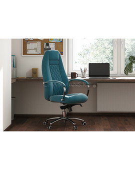 Кресло руководителя Chairman Home 950 ткань бирюзовый, изображение 5