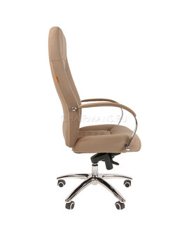 Кресло руководителя Chairman Home 950 ткань бежевый, изображение 3