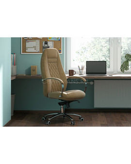 Кресло руководителя Chairman Home 950 ткань бежевый, изображение 5