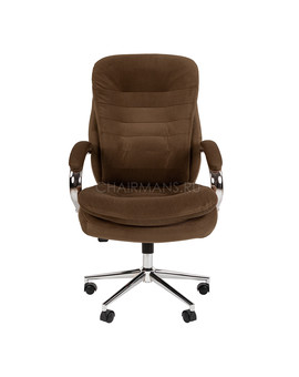 Кресло руководителя Chairman Home 795 ткань коричневый, изображение 2