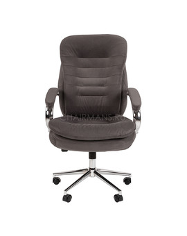 Кресло руководителя Chairman Home 795 ткань серый, изображение 2