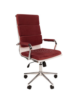 Кресло руководителя Chairman Home 750 ткань коралловый, изображение 1
