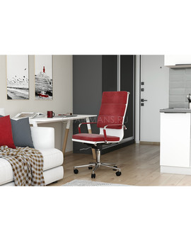 Кресло руководителя Chairman Home 750 ткань коралловый, изображение 5