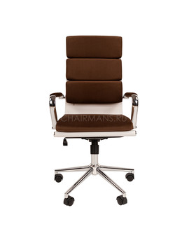 Кресло руководителя Chairman Home 750 ткань коричневый, изображение 2