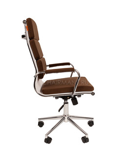 Кресло руководителя Chairman Home 750 ткань коричневый, изображение 3