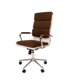 Кресло руководителя Chairman Home 750 ткань коричневый, изображение 4