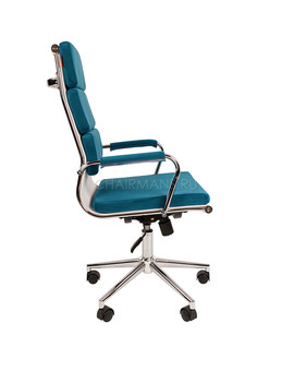 Кресло руководителя Chairman Home 750 ткань бирюзовый, изображение 3