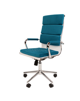 Кресло руководителя Chairman Home 750 ткань бирюзовый, изображение 4