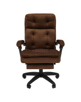 Кресло руководителя Chairman Home 442 ткань коричневый, изображение 2