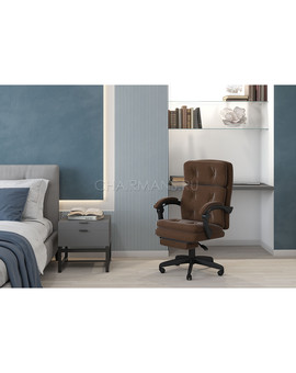 Кресло руководителя Chairman Home 442 ткань коричневый, изображение 6