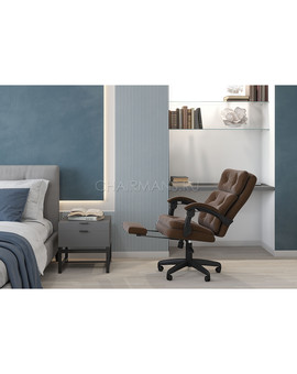 Кресло руководителя Chairman Home 442 ткань коричневый, изображение 7