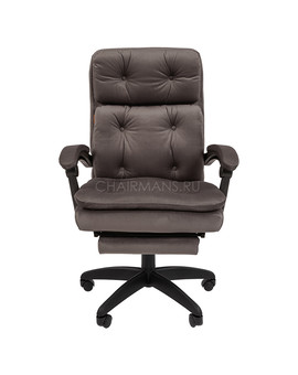 Кресло руководителя Chairman Home 442 ткань серый, изображение 2