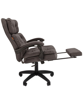 Кресло руководителя Chairman Home 442 ткань серый, изображение 4