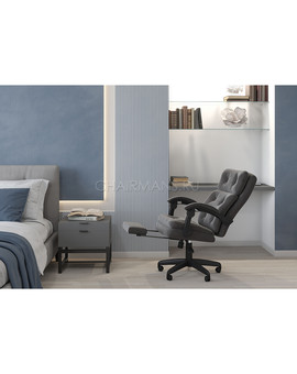 Кресло руководителя Chairman Home 442 ткань серый, изображение 7