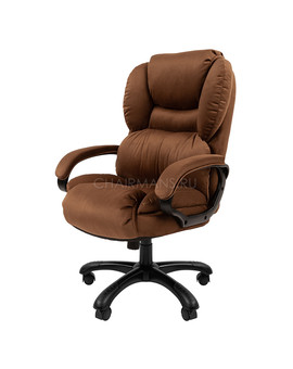 Кресло руководителя Chairman Home 434 ткань коричневое, изображение 4
