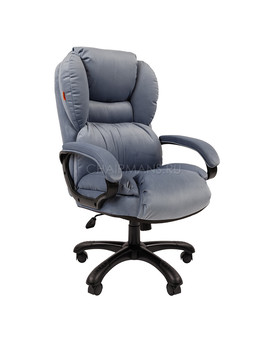 Кресло руководителя Chairman Home 434 ткань голубое, изображение 1