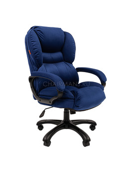 Кресло руководителя Chairman Home 434 ткань синее, изображение 1