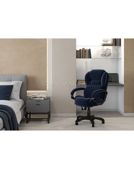 Кресло руководителя Chairman Home 434 ткань синее, изображение 5