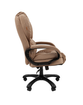 Кресло руководителя Chairman Home 434 ткань бежевое, изображение 3