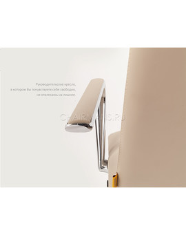 Кресло руководителя Chairman 980 экопремиум бежевый, изображение 6