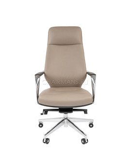 Кресло руководителя Chairman 920 кожа/экокожа темно-серый, изображение 2