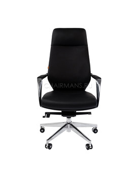 Кресло руководителя Chairman 920 кожа/экокожа черный, изображение 2