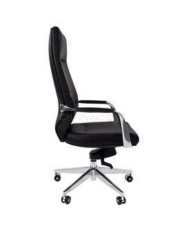 Кресло руководителя Chairman 920 кожа/экокожа черный, изображение 3